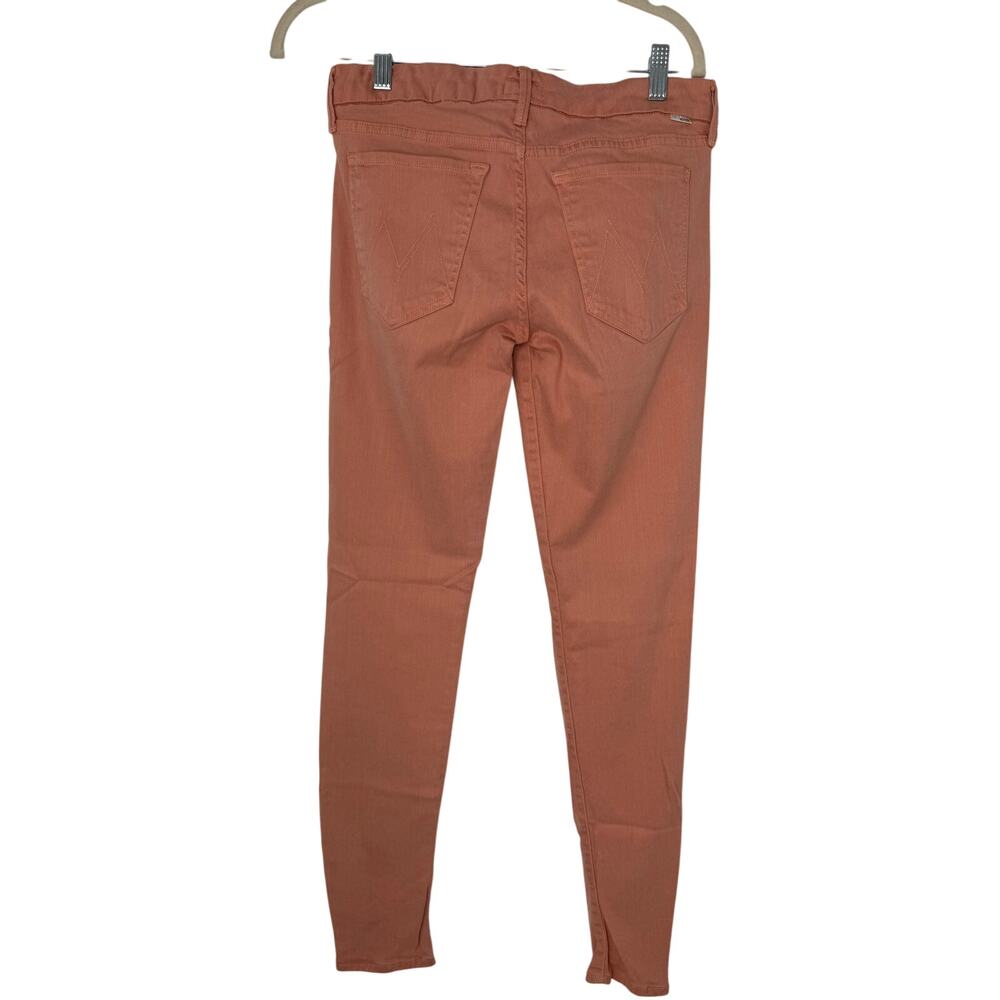 MOTHER Women's Skinny Jeans in Coral Never Worn - Picture 3 of 10